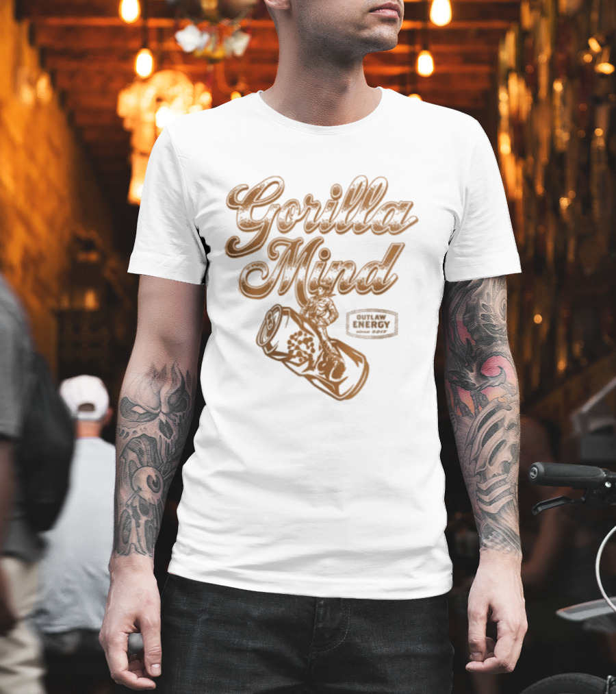 Gorilla Mind Outlaw Energy Since 2017 Can T-Shirt