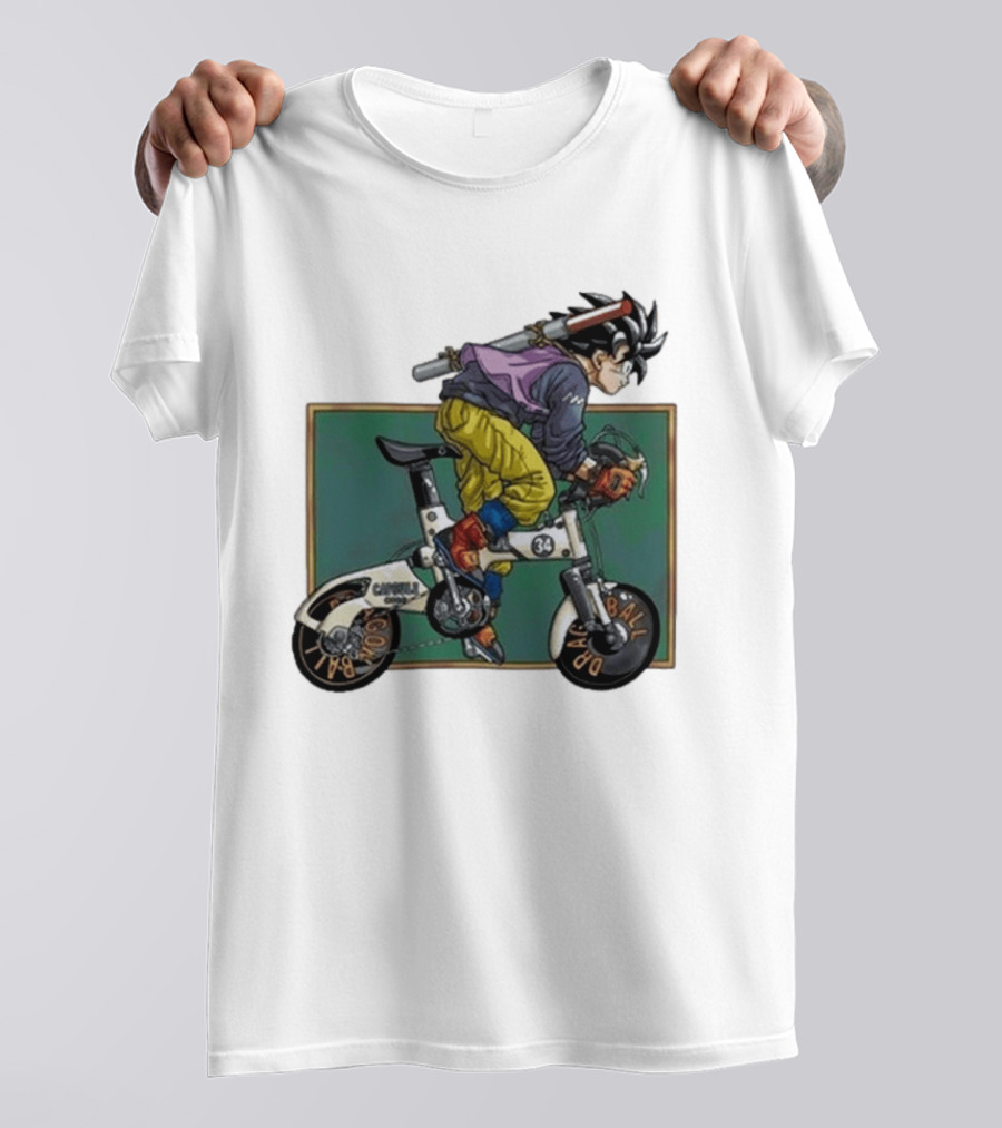 Dragon Ball Z Goku Limited Edition Cycling 34 Capsule Corp T-Shirt