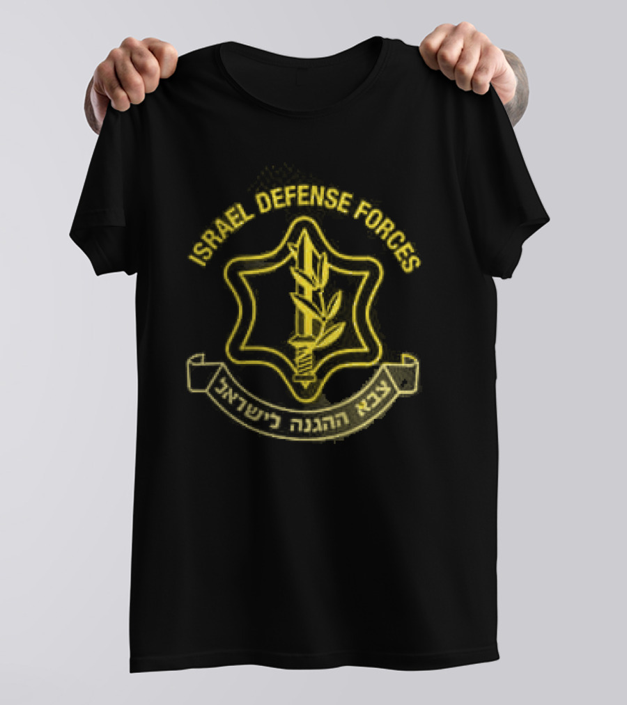 Cole Allen IDF Israeli Defense Forces Emblem Yellow Star T-Shirt