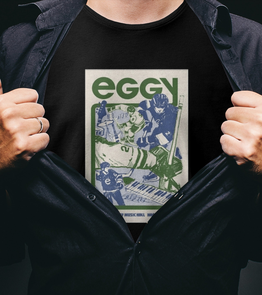Eggy Concert May 2 2026 Infinity Music Hall Hockey Theme Hartford CT T-Shirt