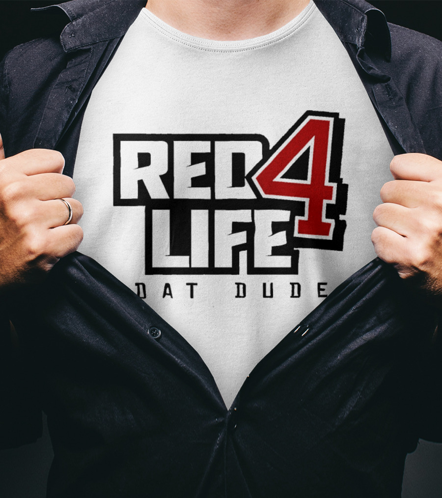 Red4Life Bat Dude Cincinnati Reds Baseball Fan Spirit T-Shirt