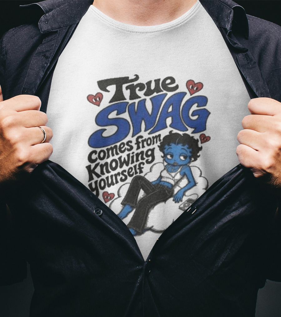 True Swag Comes From Knowing Yourself Third Eye Kingdom Self Knowledge T-Shirt