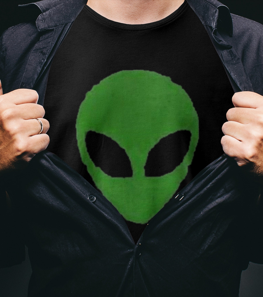 Margo Millet Alien Green Face Money Troubles T-Shirt