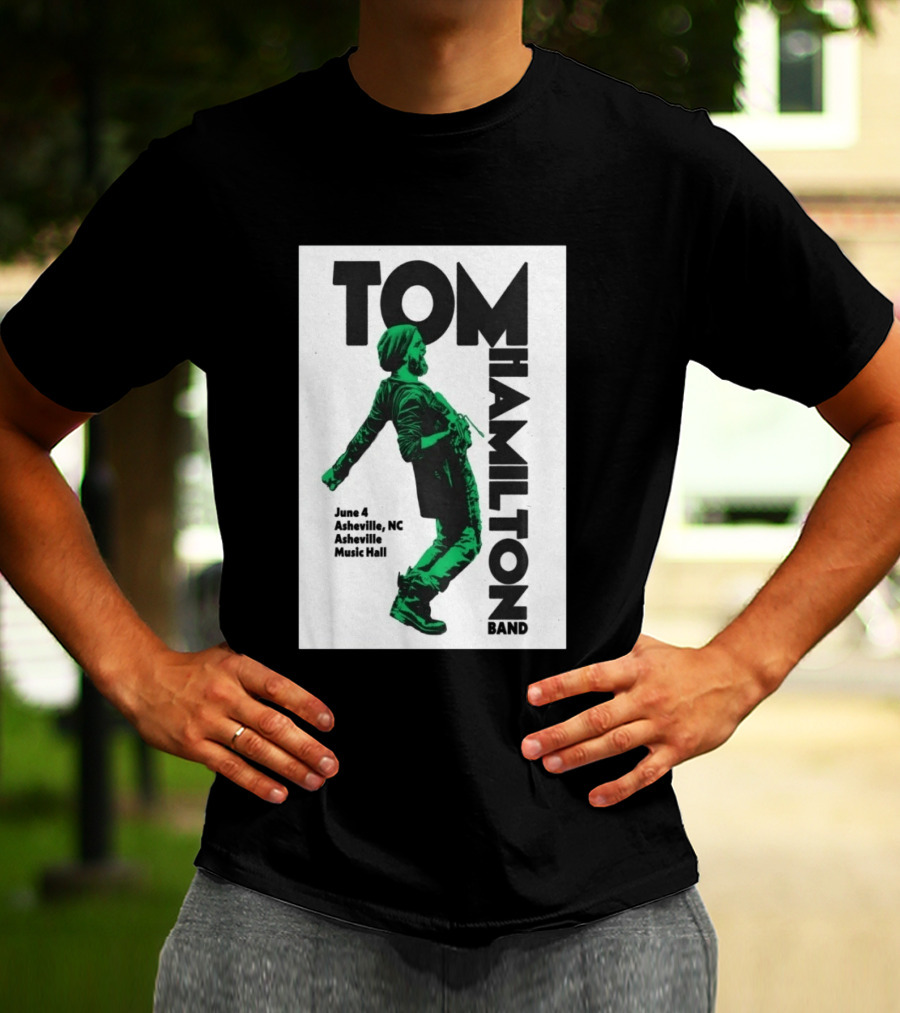 Tom Hamilton Band Asheville NC June 4 Asheville Music Hall T-Shirt
