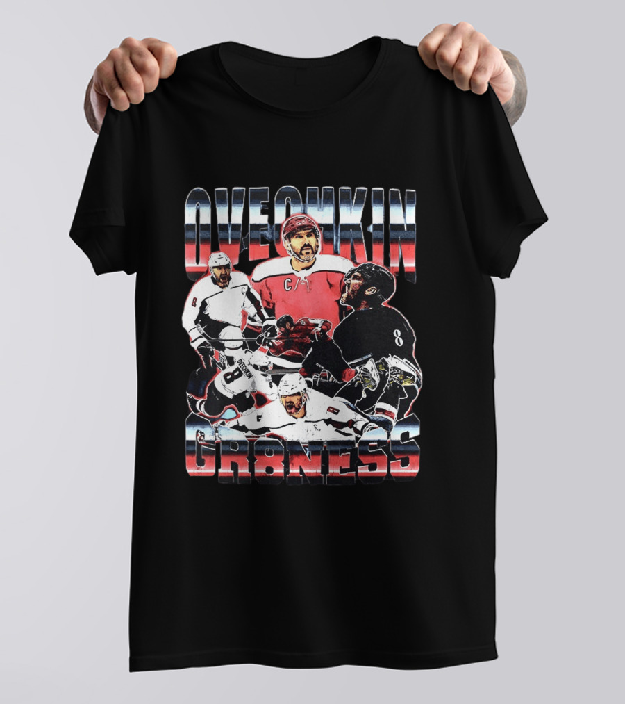 Ovechkin Greatness Washington Capitals Hockey C Captain Number 8 T-Shirt