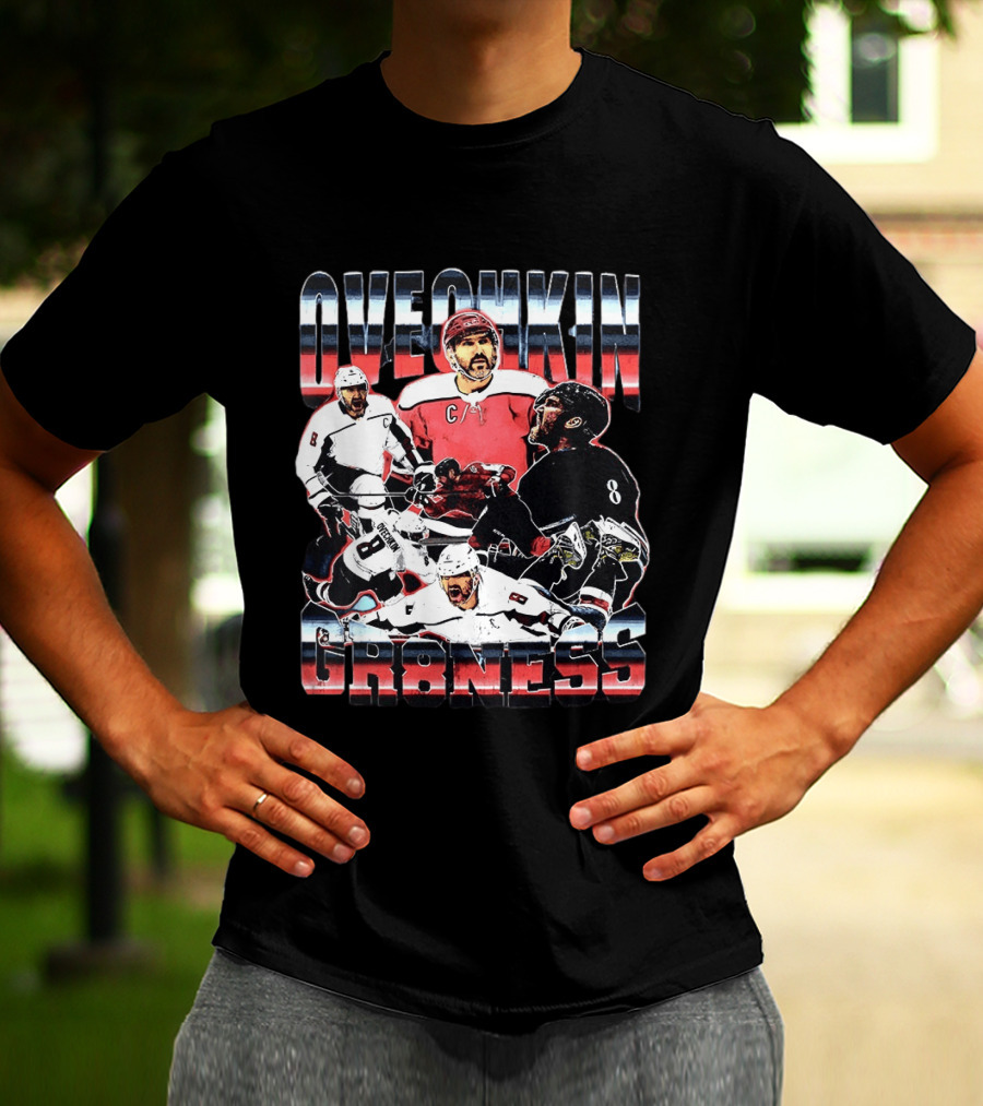 Ovechkin Greatness Washington Capitals Hockey C Captain Number 8 T-Shirt