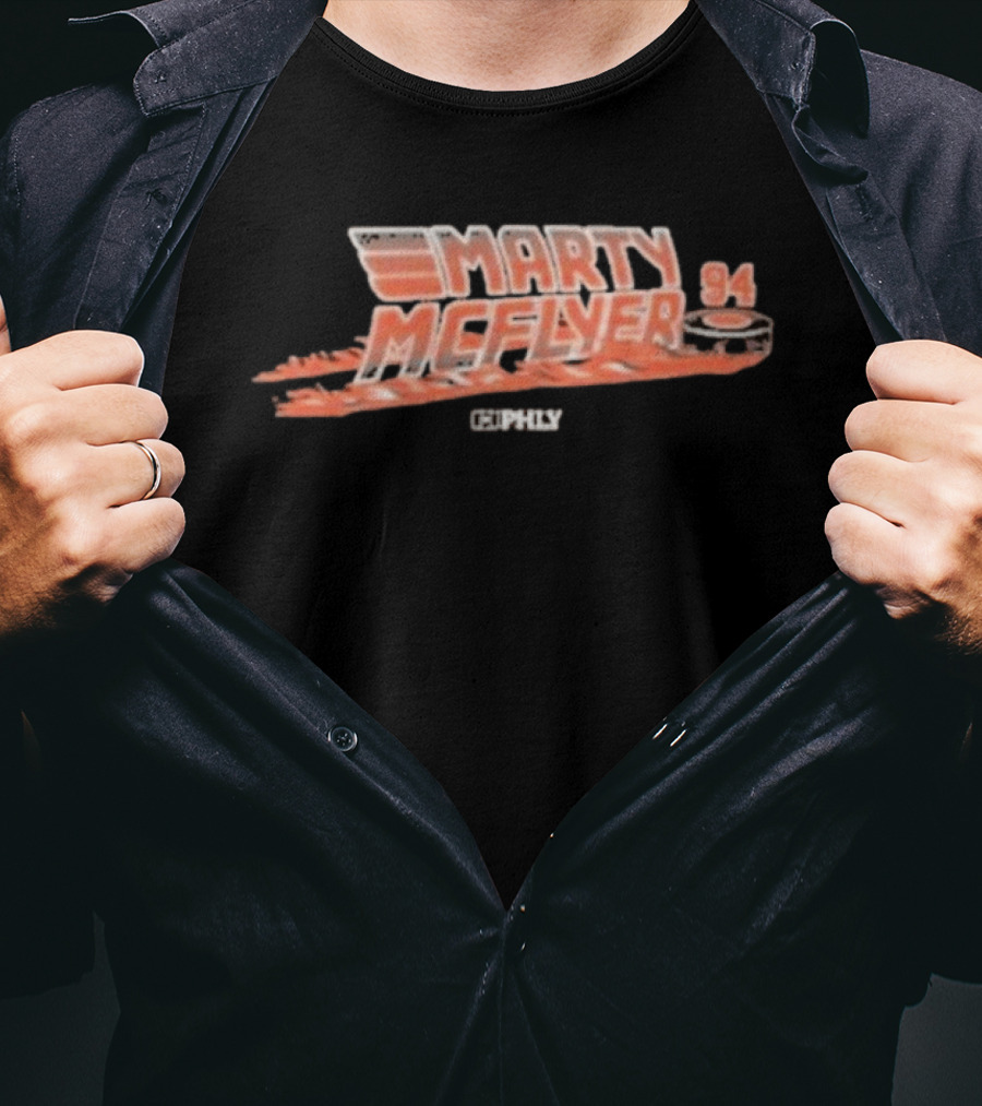 Marty McFlyer 94 Allcity Network Phly McFly T-Shirt