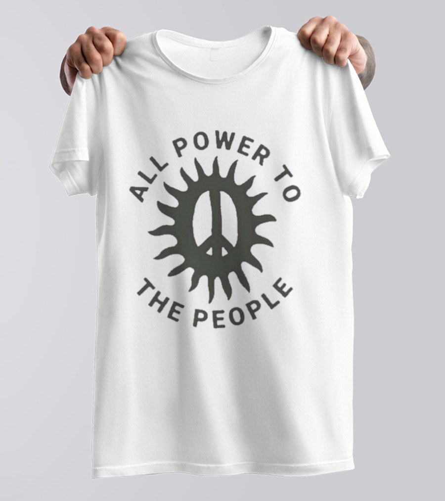All Power To The People Peace Symbol Hayley Williams T-Shirt