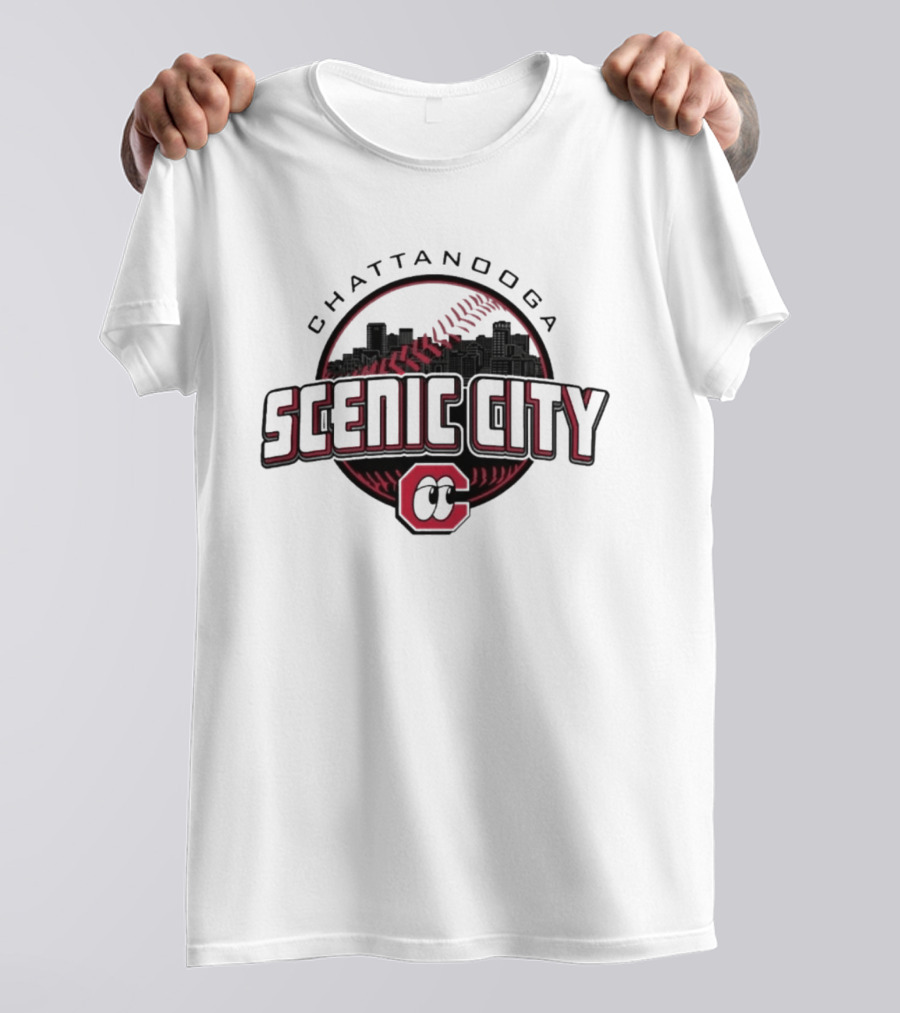 Chattanooga Scenic City Baseball CC Skyline T-Shirt
