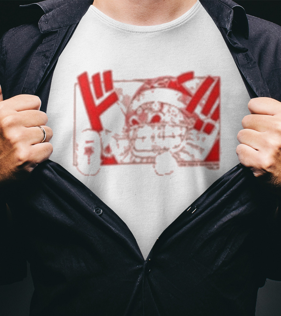 Shonen Jump One Piece Giants Story Luffy Iwara Kaizoku Anime Manga T-Shirt