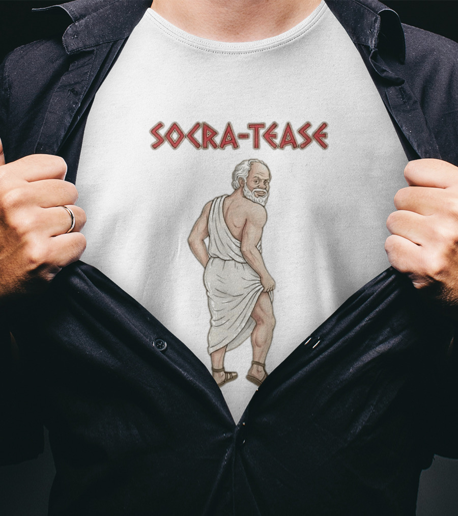 Socrates Tease Philosopher Humor Classic Greek T-Shirt