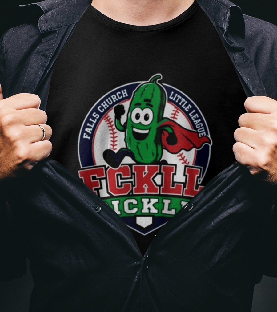 Falls Church Little League FCKLL Pickle Fundraiser Baseball T-Shirt