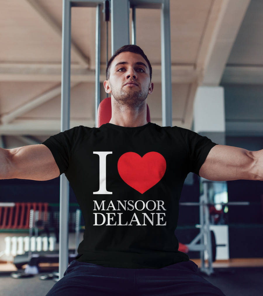 I Love Mansoor Delane Kansas City Chiefs Fan T-Shirt