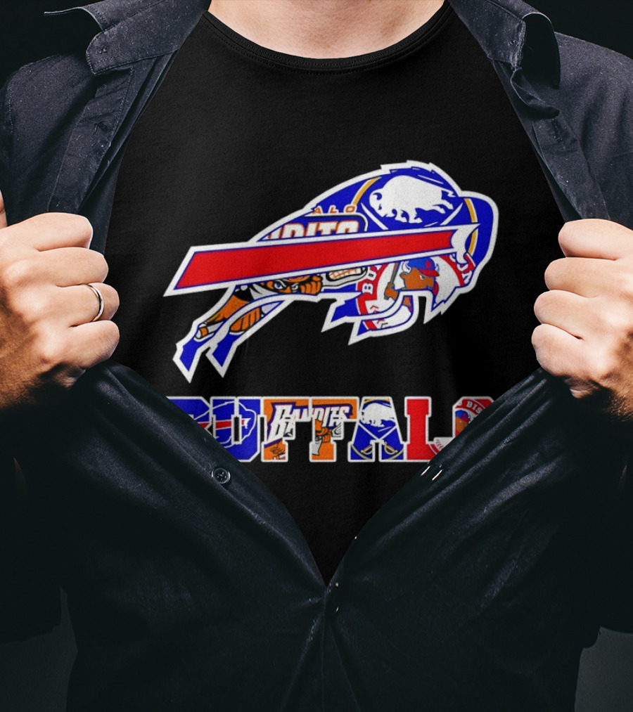 Several Buffalo Bills And New York Teams T-Shirt