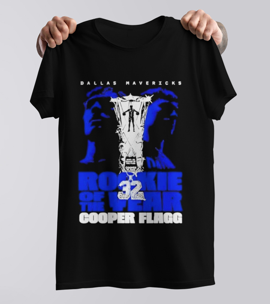 Dallas Mavericks Rookie Of The Year 2026 Cooper Flagg 32 T-Shirt