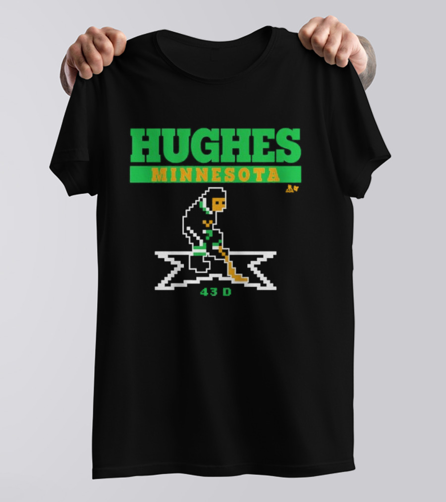 Hughes Minnesota Vintage 43 Hockey T-Shirt