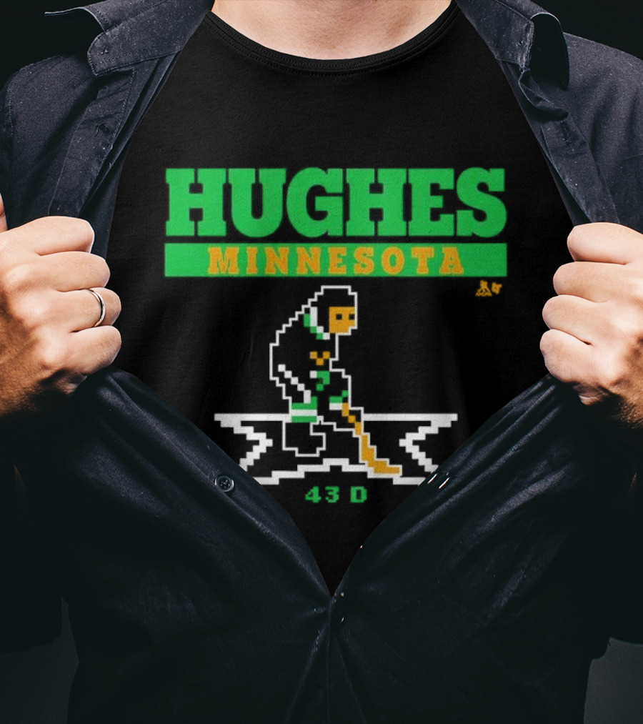 Hughes Minnesota Vintage 43 Hockey T-Shirt