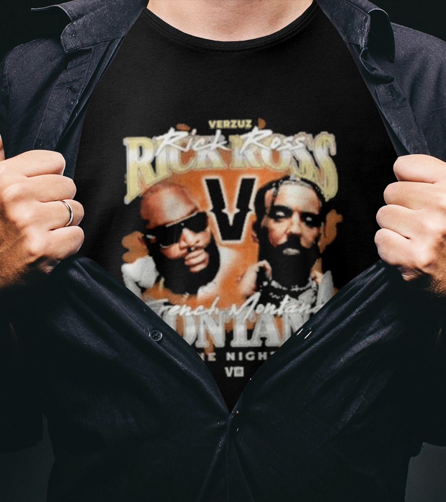 Rick Ross X French Montana Live One Night Only Verzuz Event Vibes T-Shirt