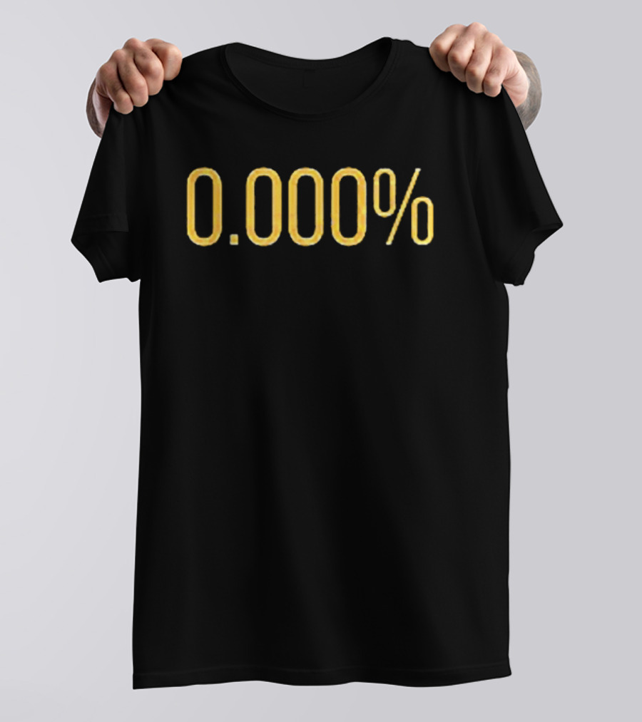 Ryan Whitney 0.000% Bold Yellow T-Shirt