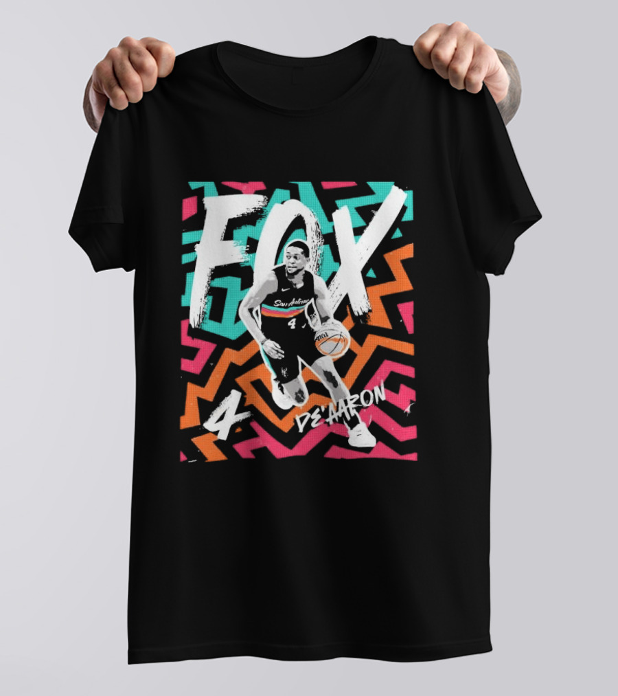 San Antonio Spurs Keldon Johnson Fox 4 De'aaron 2026 T-Shirt