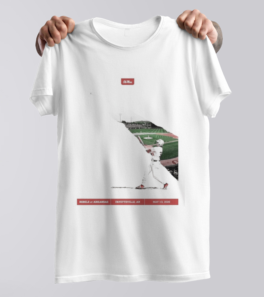 Ole Miss Baseball Swayze Field May 1 3 2026 Fayetteville AR Perfect Timing T-Shirt