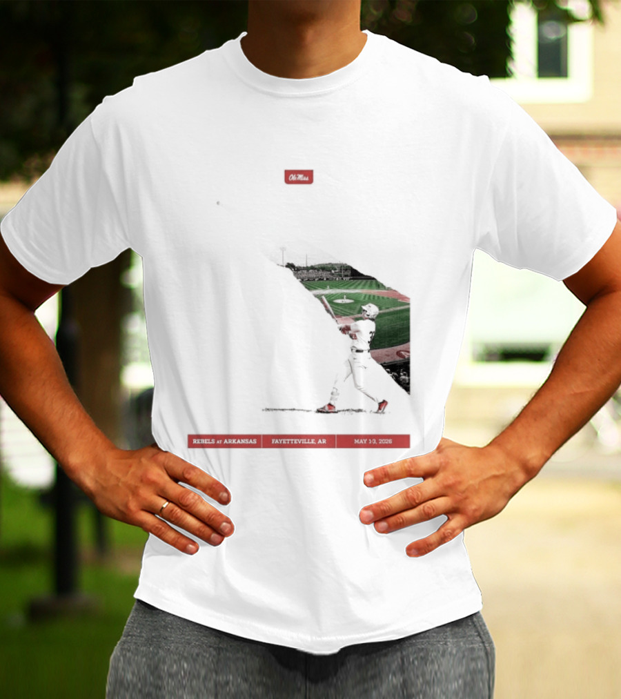 Ole Miss Baseball Swayze Field May 1 3 2026 Fayetteville AR Perfect Timing T-Shirt