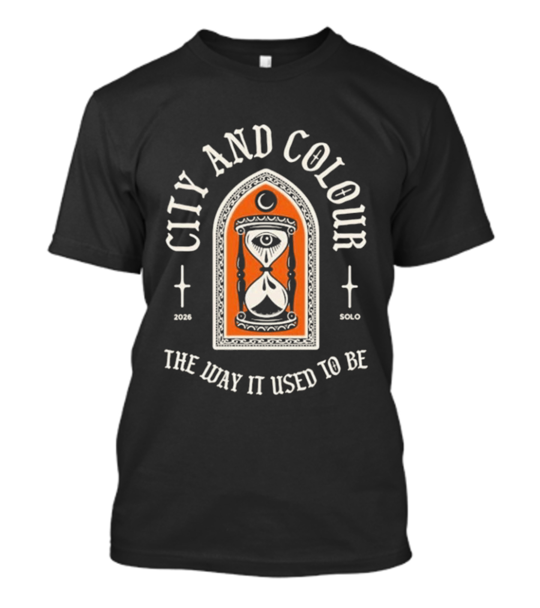 City And Colour Solo 2026 Tour The Way It Used To Be Hourglass Crescent Moon T-Shirt