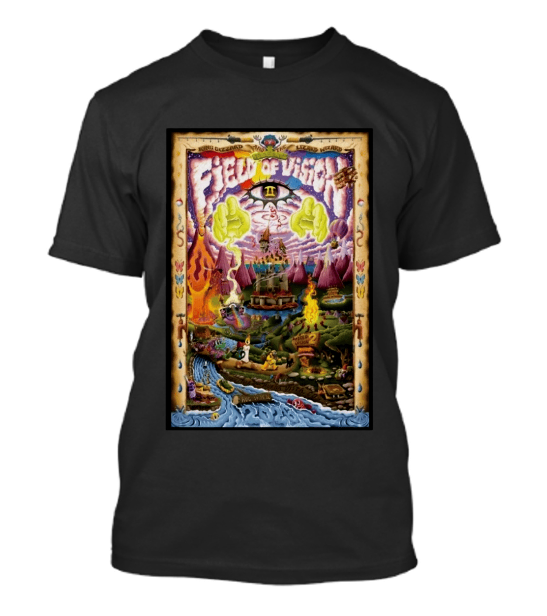 King Gizzard And The Lizard Wizard Field Of Vision II Buena Vista CO August 16 2026 T-Shirt
