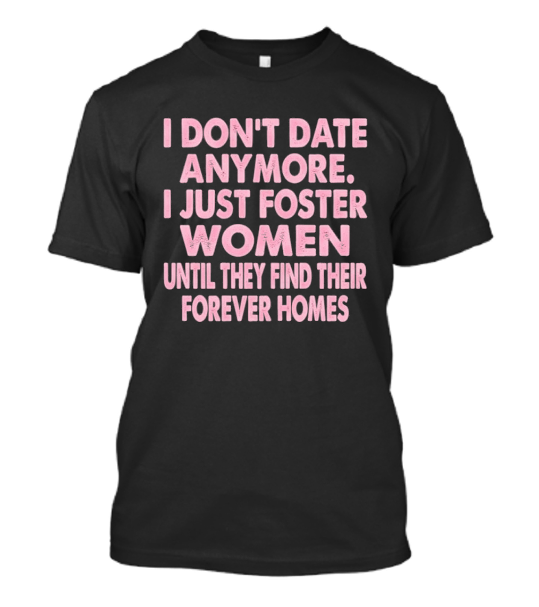 I Don't Date Anymore I Just Foster Women Until They Find Their Forever Homes T-Shirt