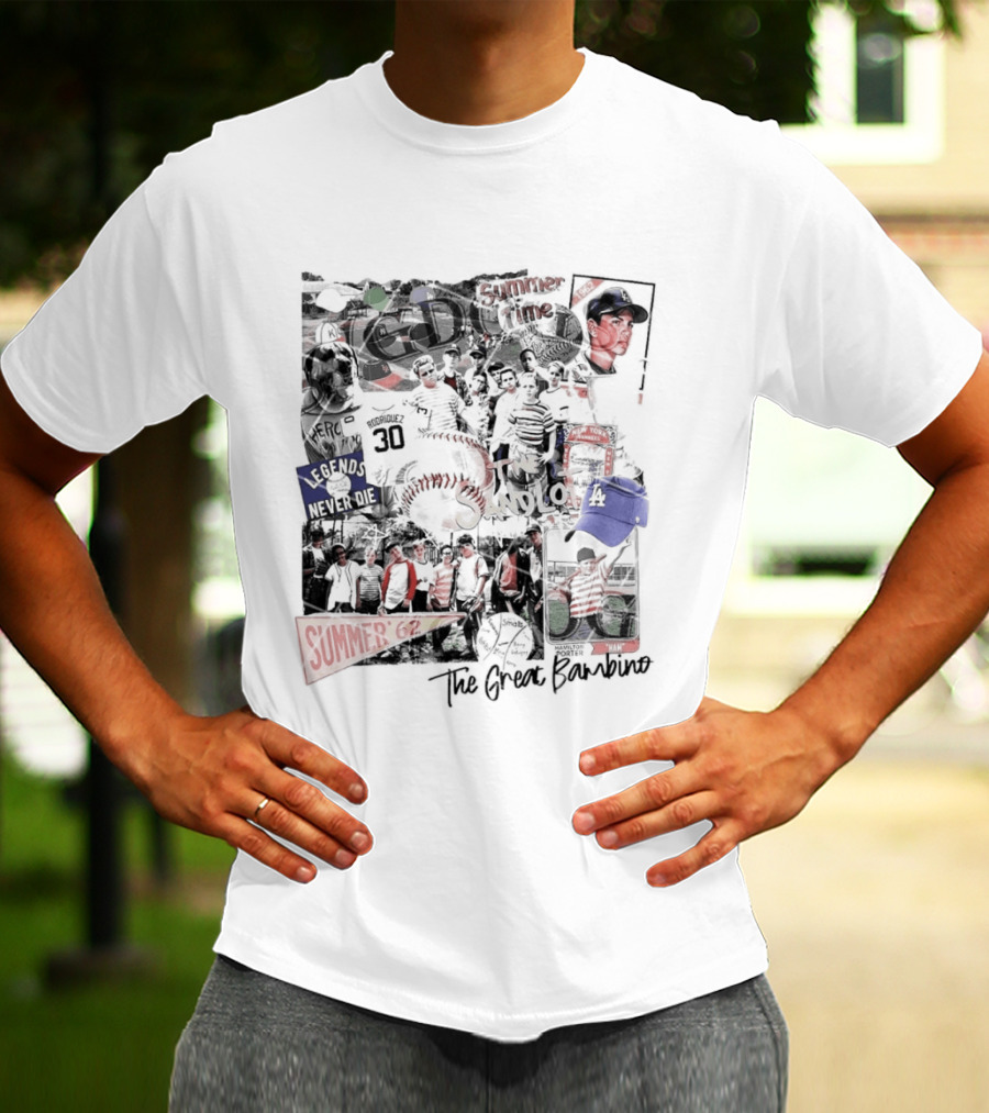 Nice The Sandlot Legends Never Die Classic Movie Scene Friends Forever T-Shirt