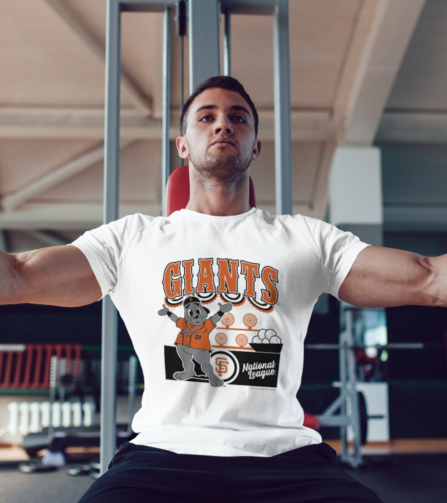 San Francisco Giants Mitchell & Ness Cream Step Back Up Giants National League T-Shirt