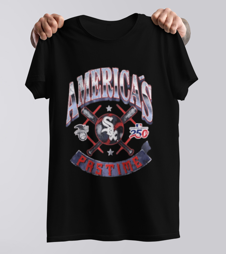 Chicago White Sox America's Pastime Celebrating 250th MLB Anniversary T-Shirt