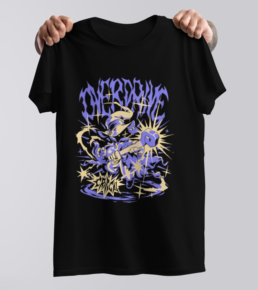 Final Fantasy Overdrive Explosive Cosmic Guitar Power T-Shirt