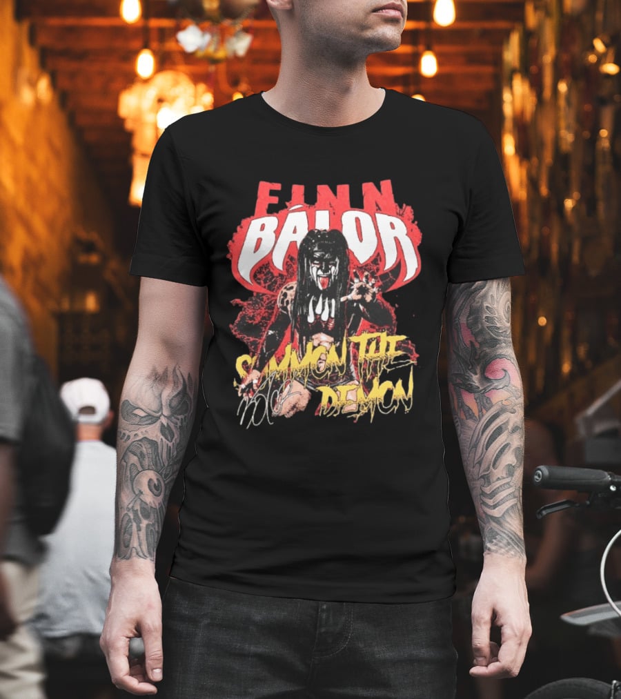 Finn Bálor Summon The Demon WWE Fan Merchandise T-Shirt