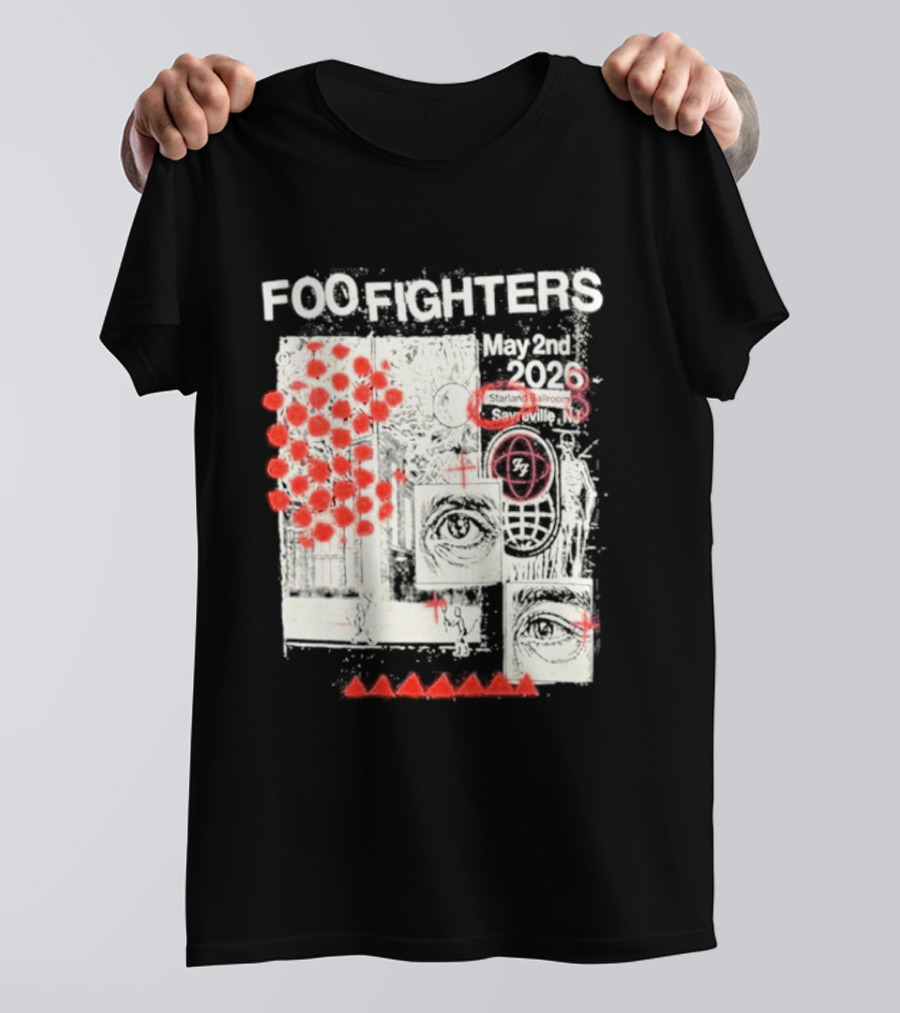 Foo Fighters Sayreville New Jersey 2026 Starland Ballroom May 2nd Your Favorite Toy T-Shirt