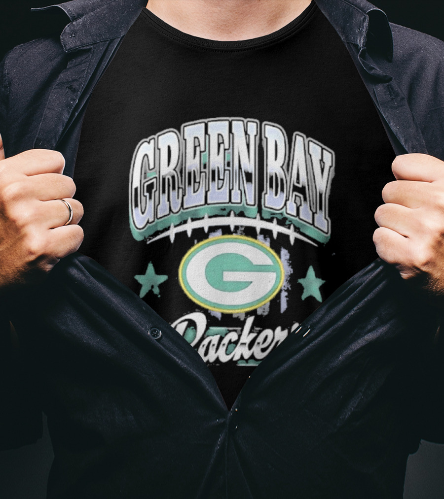 Green Bay Packers Americana 2026 Edition With Stars And Classic Team T-Shirt