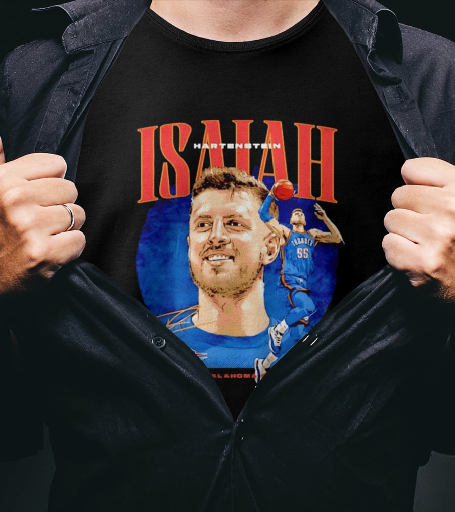 Isaiah Hartenstein 55 Oklahoma City Thunder NBA OKC Signature T-Shirt