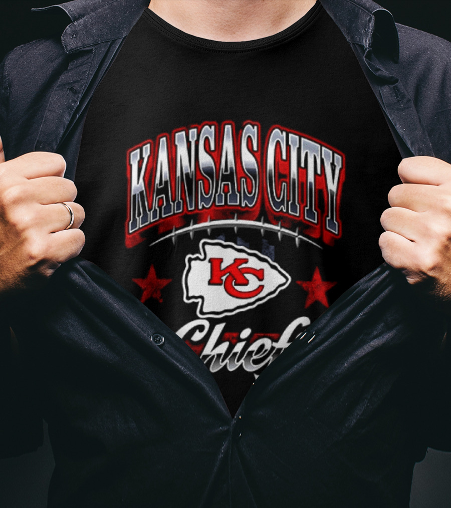 Kansas City Chiefs Americana 2026 KC Football Stars T-Shirt