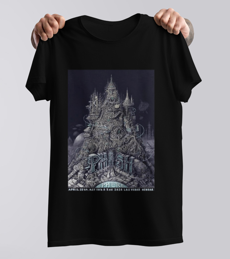 Phish Live At Sphere Las Vegas 2026 April 18 May 1 2 2026 T-Shirt
