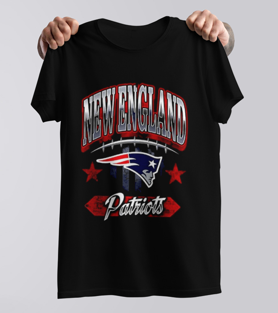 New England Patriots Americana 2026 Stars And Stripes T-Shirt