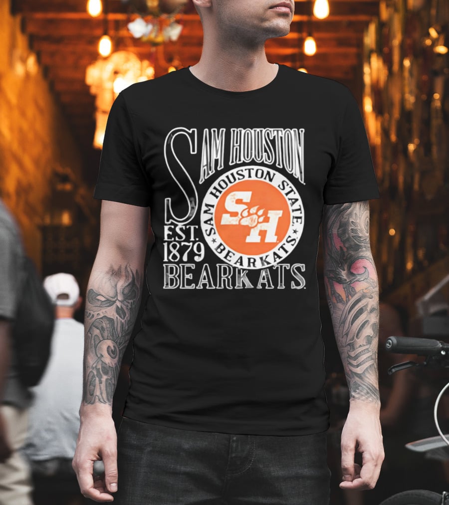 Sam Houston State Bearkats Est 1879 SH Paw T-Shirt