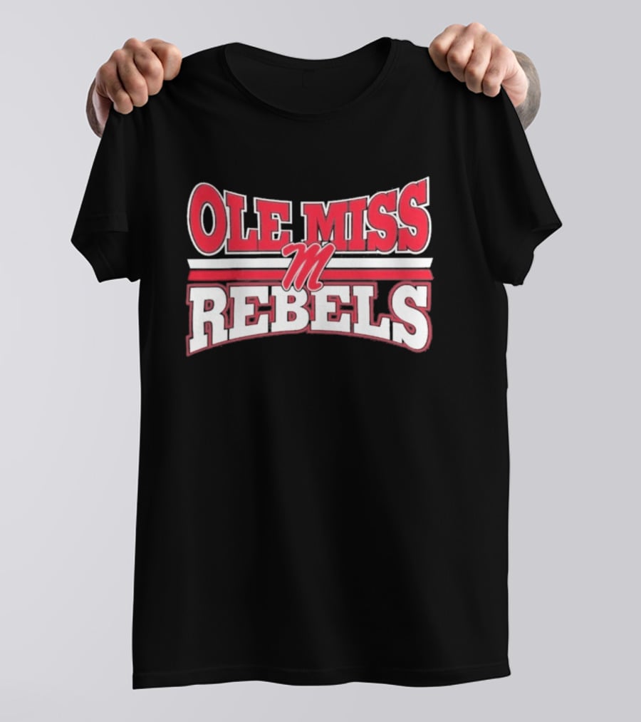 Ole Miss Rebels Team M Zoom Sports Fan T-Shirt
