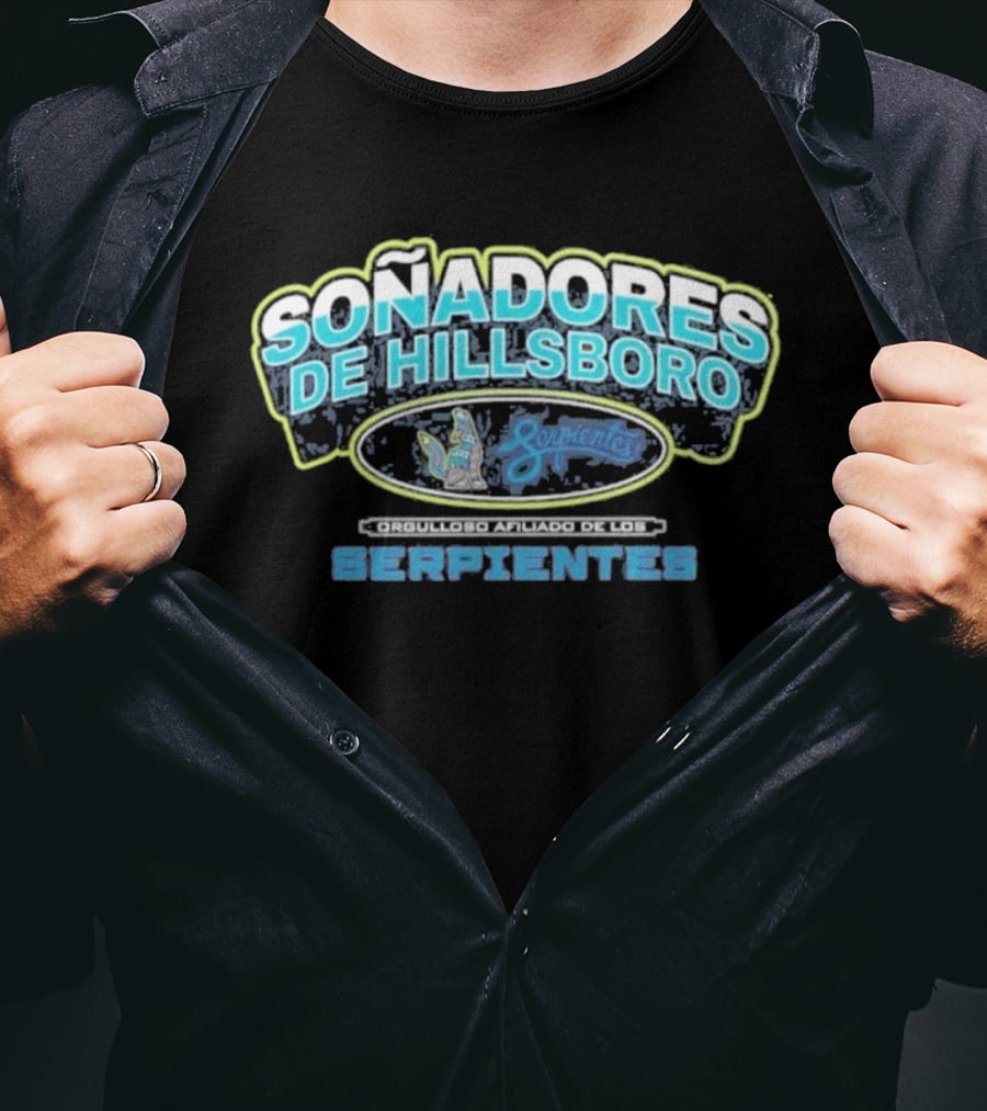Soñadores De Hillsboro Serpientes Copa De La Diversion Baseball T-Shirt