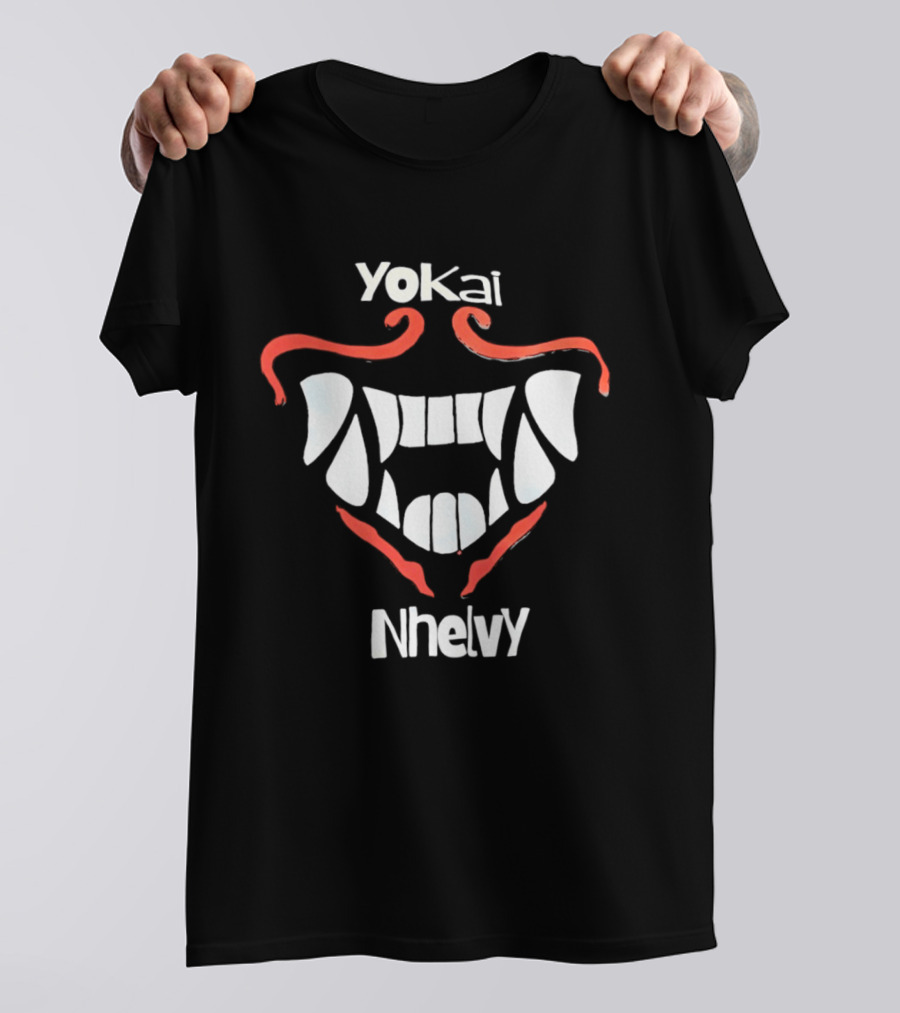 Yokai Nhelvy Demon Mask Teeth T-Shirt
