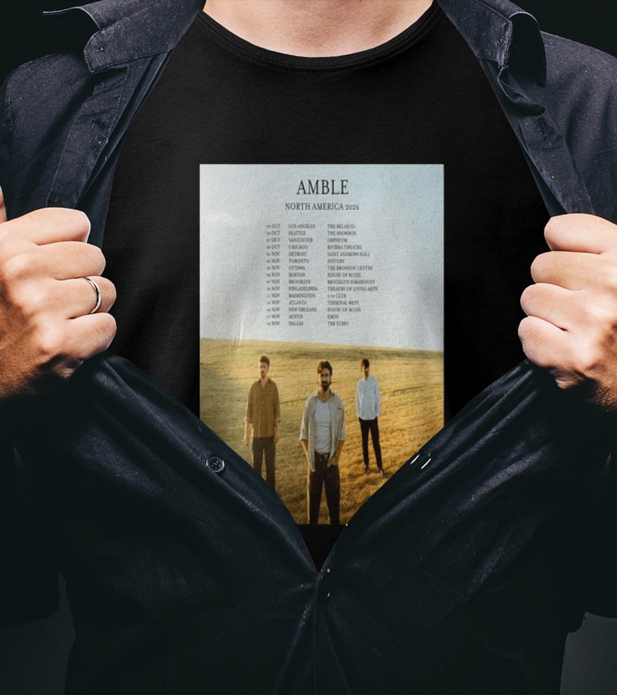Amble Fall Tour 2026 T-Shirt