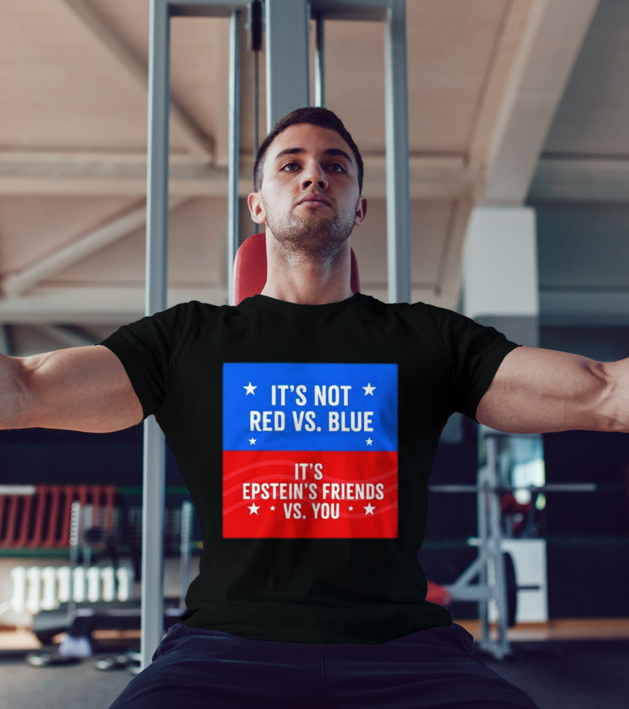 It's Not Red Vs Blue It's Epstein's Friends Vs You T-Shirt