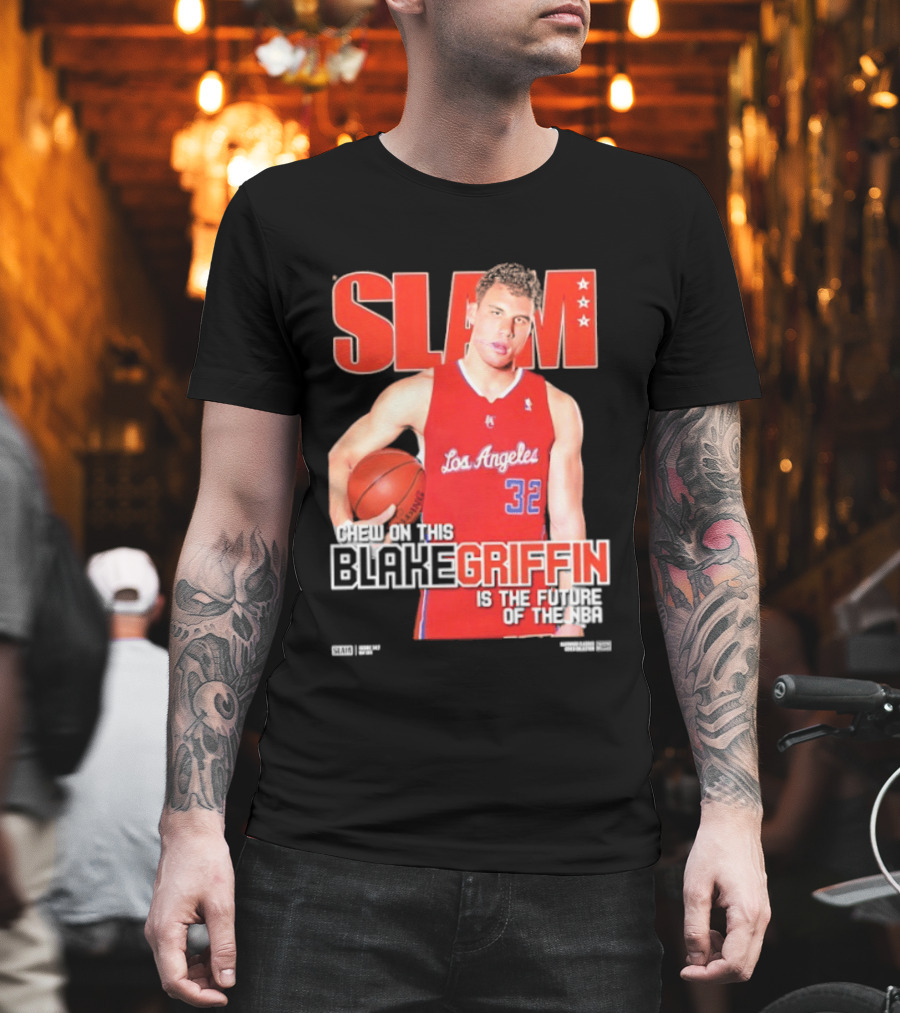 SLAM Los Angeles Clippers Blake Griffin Chew On This Is The Future Of The NBA T-Shirt