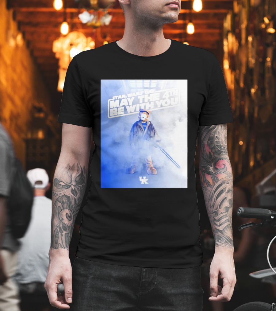 Star Wars Day May The 4th Be With You Kentucky Wildcats T-Shirt