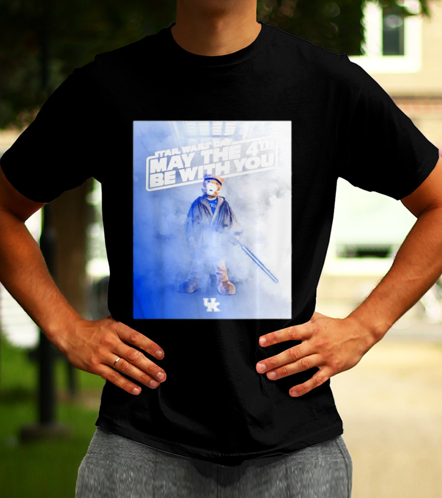 Star Wars Day May The 4th Be With You Kentucky Wildcats T-Shirt