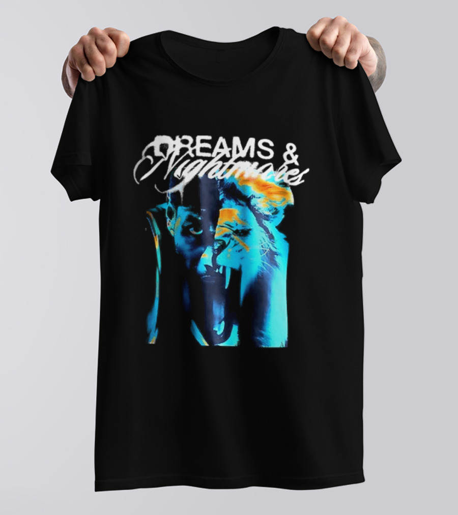 LeBron Dreams & Nightmares Nike Blue Orange Brushstroke T-Shirt